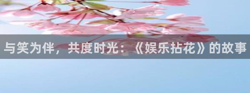 彩名堂免费：与笑为伴，共度时光：《娱乐拈花》的故事